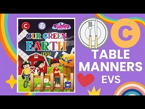 Table Manners for kids || Learn Table manners || EVS || Kiddies World