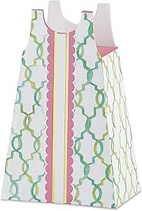 Kate Aspen Sundress (Set of 12) Favor Boxes, Green/White/Pink