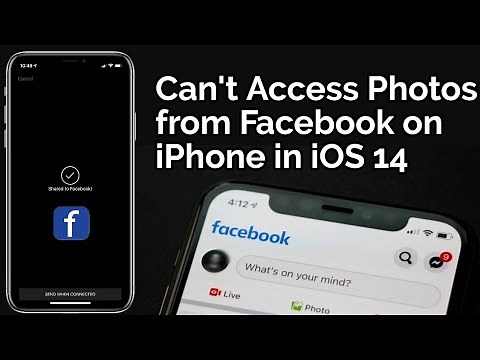 Can't Access Photos from Facebook on iPhone | Can't Share to Facebook from Photos App in iOS 14.4