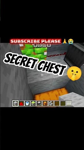Secret 🤫 Chest 🧰 in Minecraft 😱😎💥🏷️