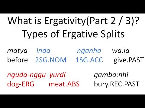 Ergativity & How it Can Evolve in a Conlang (Part 2/3)