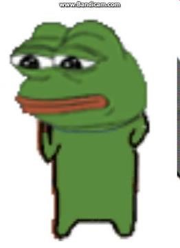 Pepe the frog dancing to his favorite song