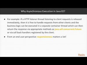 Java EE 8 High Performance: Options for Asynchronous Execution|packtpub.com