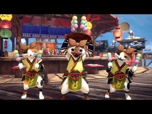Monster Hunter Rise: Sunbreak Elgado Bunny Dango Song Canteen Cutscene