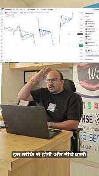 bearish pennant pattern on live market