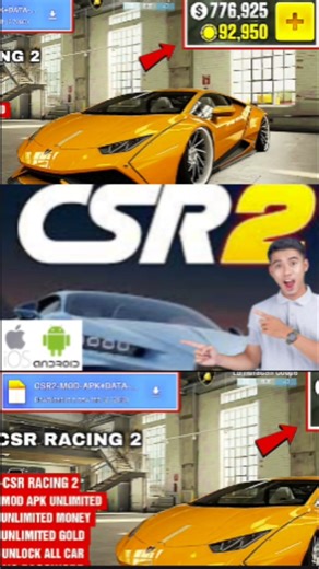 CSR 2 MOD APK UNLIMITED MONEY & Gold Hack