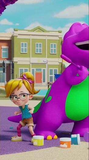 Colorful Cleanup 🎨🧹 | Barney