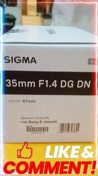 SIGMA 35mm 1.4F Zmount Lense