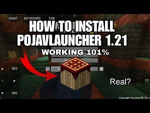 How to install Mincraft 1.21 in Pojavlauncher Glow-worm