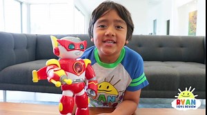 Ryan's World Ultimate Red Titan with Lights and Sounds, 13.25-inch Tall Red Titan Figure