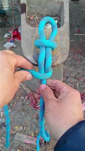 The most trustworthy trailer rope knot, easy to tie and untie, strong and practical rope knottin