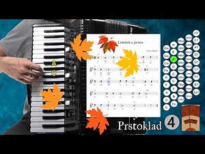Lístoček z javora - Tutorial na akordeóne pre začiatočníkov | Peter Mydlárik