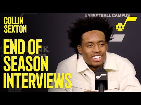 Collin Sexton: End of Season Interview 🎙| UTAH JAZZ