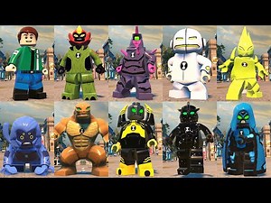 All Ben 10 Character Transformations in LEGO DC Super-Villains