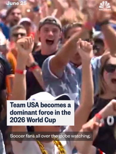 Team USA becomes a dominant force in the 2026 FIFA World Cup, securing qualification for the knockout rounds after winning its first two matches.