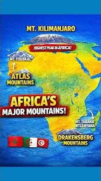 Africa’s Highest Peak Isn’t Where You Think! 😳