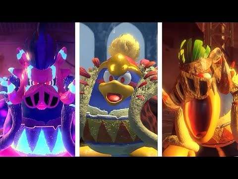 Kirby and the Forgotten Land - All King Dedede Battles