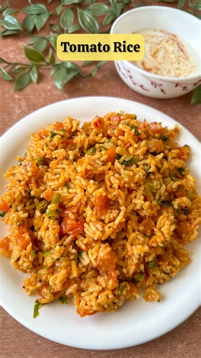 132K views · 85 reactions | Tomato rice is a flavorful dish made with...
