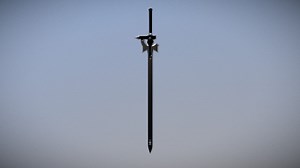 Elucidator, Kirito's sword (Sword art Online) - 3D model by Masterslave