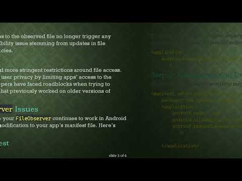 Resolving File Observer Issues in Android 10 and Higher