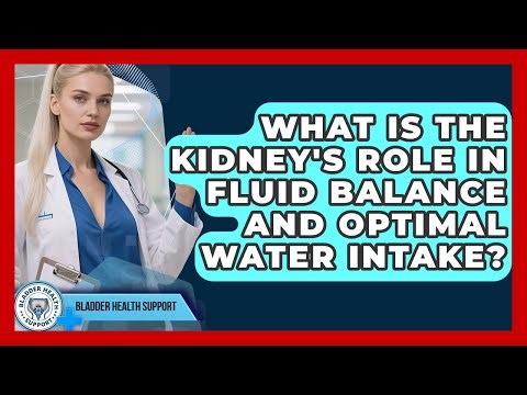 What Is The Kidney's Role In Fluid Balance And Optimal Water Intake? - Bladder Health Support