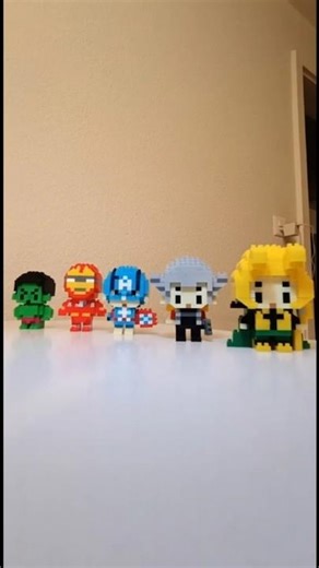 LEGO Chibi Linea Marvel Heroes 🔥 Hulk Iron Man Captain America Thor Loki LEGO Chibi DC