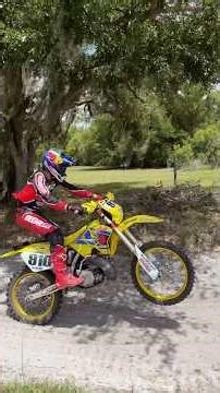 Berm Surfing a Clean 2006 RM250 2-Stroke