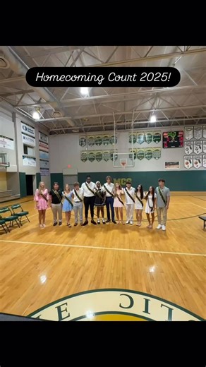 57 reactions | HOCO COURT 2025! Our Homecoming Court was officially introduced at Tuesday’s pep rally! They walked in style, answered fun interview questions, and the crowd brought the energy! #mcchustlers #hoco2025 | Melbourne Central Catholic High School | Facebook