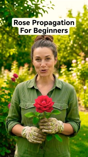 Stop Buying Roses! How to Propagate Rose Cuttings for Beginners (Step-by-Step) #Shorts#RoseCuttings