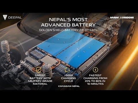 Nepal’s Most Advanced EV Battery Technology | Golden Shield Battery