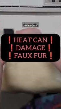 Using Controlled Heat to Smoothen Faux Fur!! #fursuit #fursuitmaker