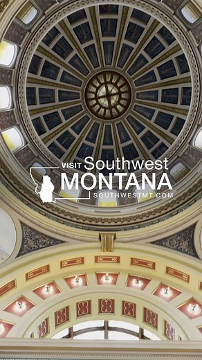Visit Montana’s state capitol in Helena, Montana! This beautiful building is home to detailed artworks, statues, regal hallways and more, as well as housing prominent state level government offices, chambers and legislative services. This public building is open to visitors during business hours and also features vast outdoor open spaces from which to enjoy some fresh Montanan air. For more information on capitol tours, please visit: https://mhs.mt.gov/education/capitoltours | Southwest Montana