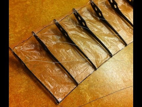 Simple homemade paraglider wing 1