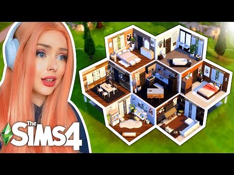 I Tried This NEW Honeycomb Build Challenge?!?! // Sims 4 Build Challenge