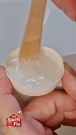 Watch this Crack DISAPPEAR in 10 Seconds 🤤✨#DIY #diycrafts #BathtubRepair