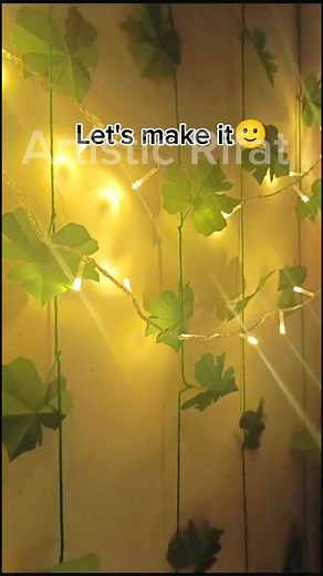 4.8K views · 166 reactions | How to make paper leaf vines #reel #homedecor | Artistic Rifat | Facebook