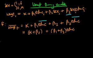 Dummy variables - interaction terms explanation