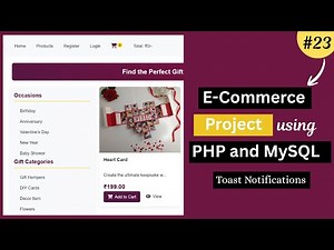 E-Commerce Website Project Using PHP & MySQL | Admin & User Panel | Toast Notification - 23