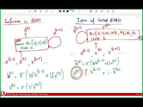CENG 501 Fall 2025 - Week 6 - Sequence modeling, Self-attention, Transformer