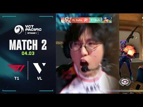 Who are you!!!!!!!!! | T1 vs VL | Group Stage Day 1 MATCH 2 H/L 04.03 | VCT Pacific 2026