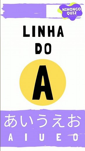 COMO LER E ESCREVER HIRAGANA FÁCIL - ALFABETO JAPONÊS LINHA DO A