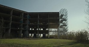 Abandoned University Hospital Zagreb Skeletal Concrete Stock Footage Video (100% Royalty-free) 3497396955 | Shutterstock