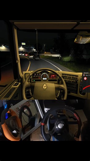 A truck carrying tanks, passing through the roads on the Oslo city map at night #EuroTruckSimulator2 #ETS2 #gamercommunity | Mut Taqin | Facebook