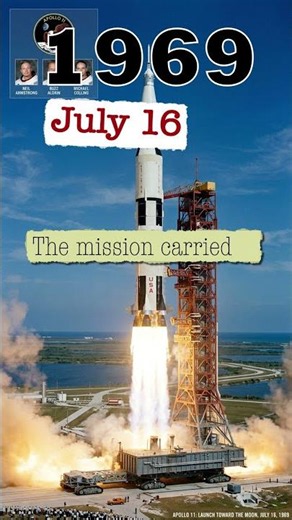 Today in History July 16, 1969 Apollo 11 launches toward the Moon