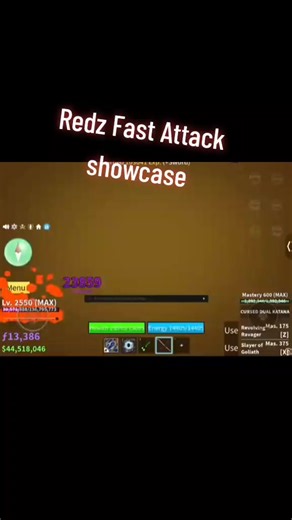 redz fast attack is OP😦 #bloxfruits #script #robloxhack #fyp #roblox