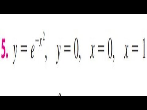Find the volume using cylindrical shells. y = e^(-x^(2)), y = 0, x = 0, x = 1