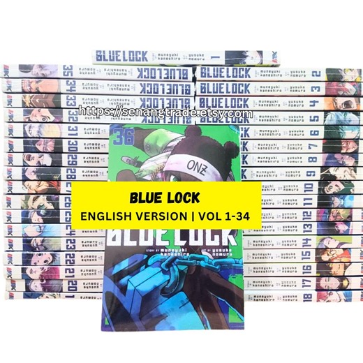 Blue Lock Manga Volume Full Set 1-36 or Partial Set by Muneyuki Kaneshiro & Yusuke Nomura English Version New Physical Comic DHL Express - Etsy Canada