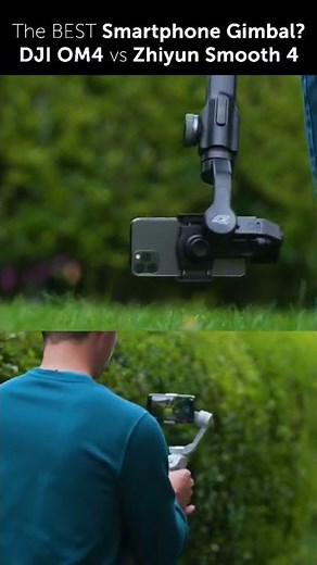 The best Smartphone Gimbal? DJI OM4 vs Zhiyun Smooth 4 #SHORTS