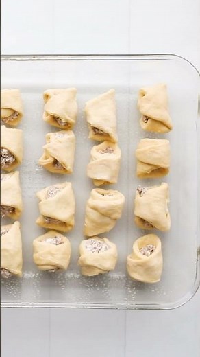These Glazed Sausage Crescents Disappear Before They Hit the Plate!⁠