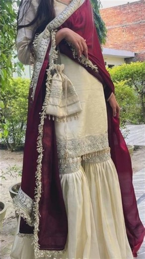 Gharara top cutting ✂️#shorts #youtubeshorts #trending #viralvideo #amreenboutique